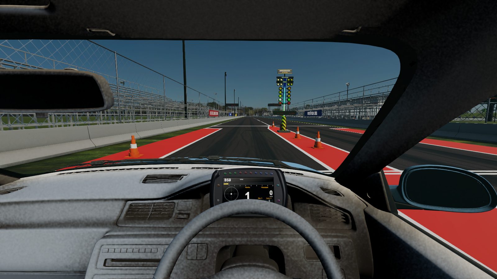 Interior do Javali VTX 1.6, com volante à direita
